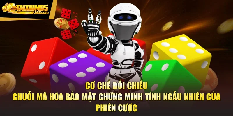 Cơ chế đối chiếu chuỗi mã hóa bảo mật chứng minh tính ngẫu nhiên của phiên cược