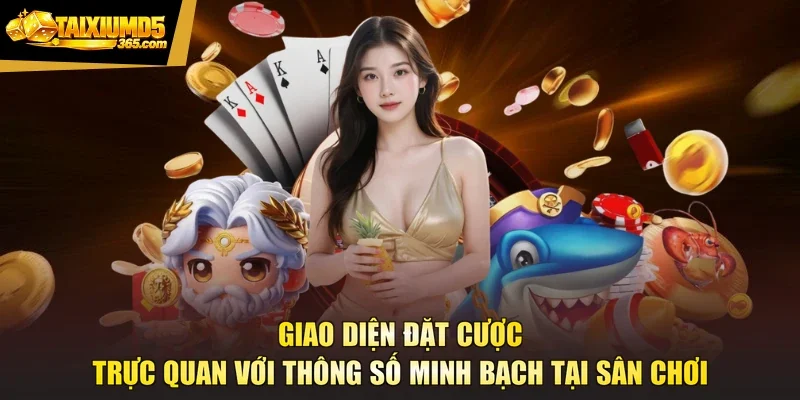 Giao diện đặt cược trực quan với thông số minh bạch tại sân chơi