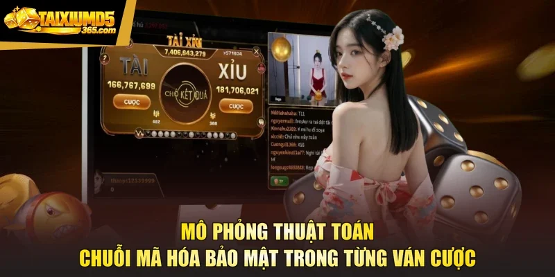 Mô phỏng thuật toán chuỗi mã hóa bảo mật trong từng ván cược