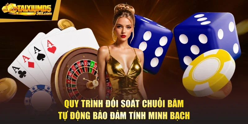 Quy trình đối soát chuỗi băm tự động bảo đảm tính minh bạch