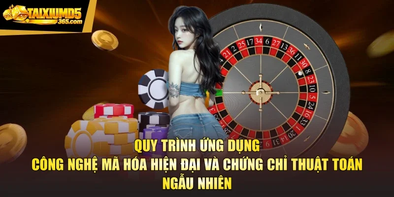 Quy trình ứng dụng công nghệ mã hóa hiện đại và chứng chỉ thuật toán ngẫu nhiên