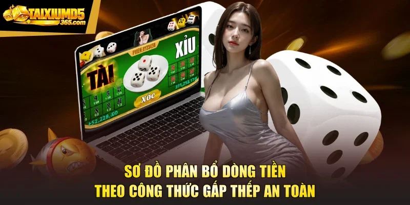 Sơ đồ phân bổ dòng tiền theo công thức gấp thếp an toàn