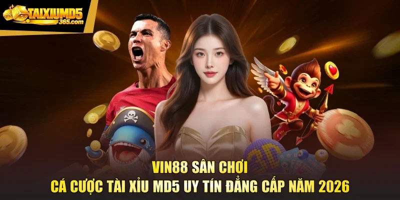 VIN88 Sân Chơi Cá Cược Tài Xỉu MD5 Uy Tín Đẳng Cấp Năm 2026